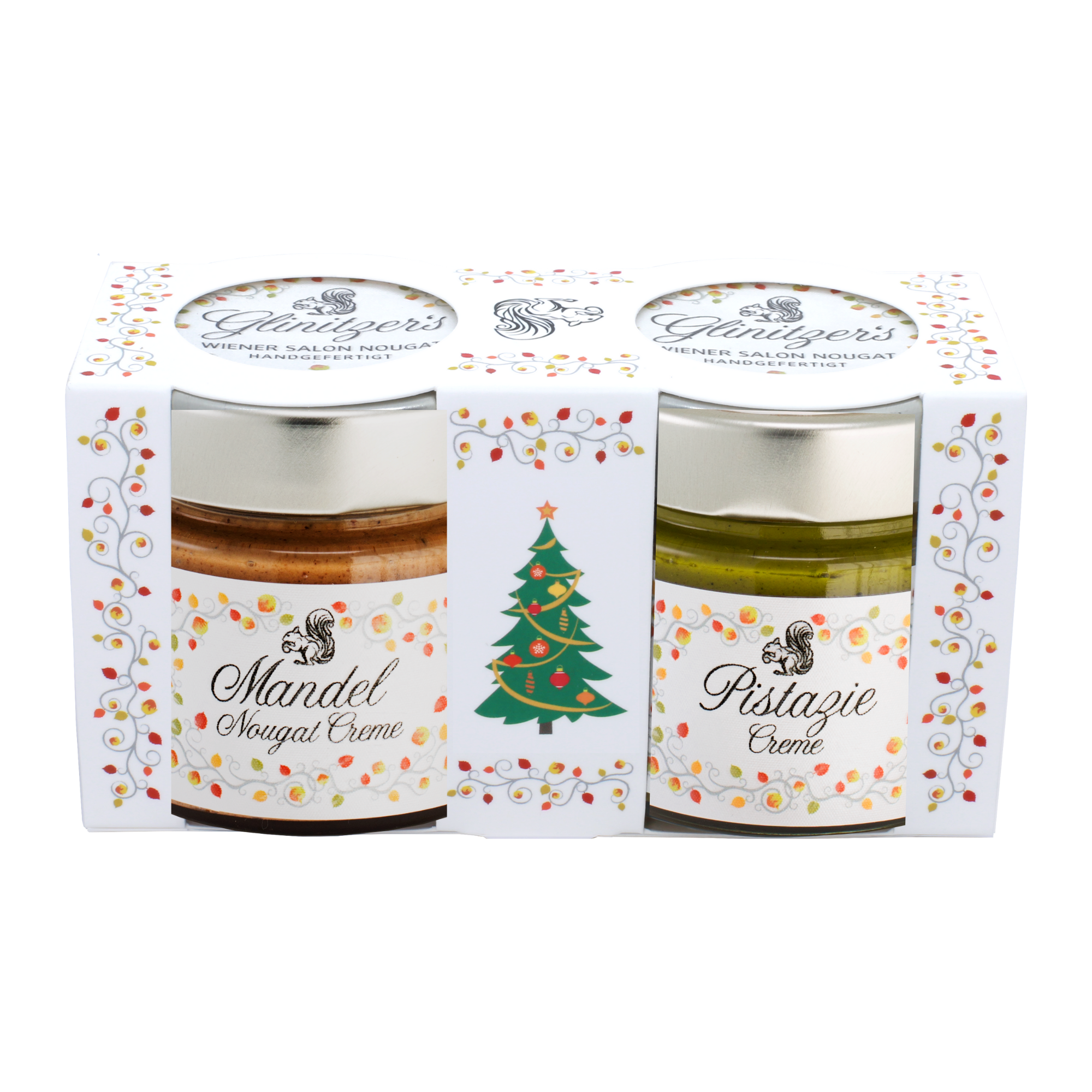Pistazie & Mandel-Nougat-Creme, 2x100g
