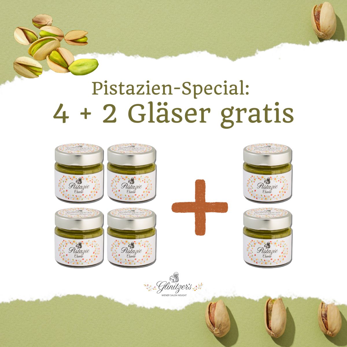 4+2 Pistazien Creme 100g