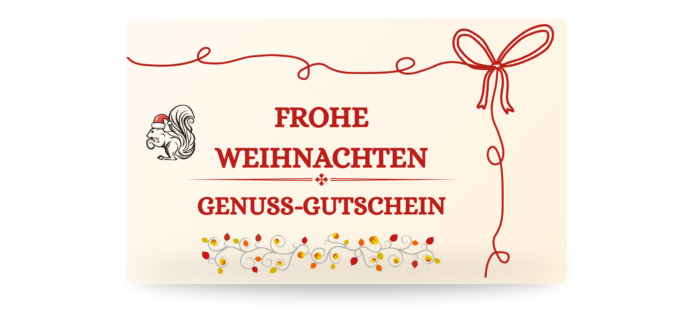 Weihnachts Genuss-Gutschein