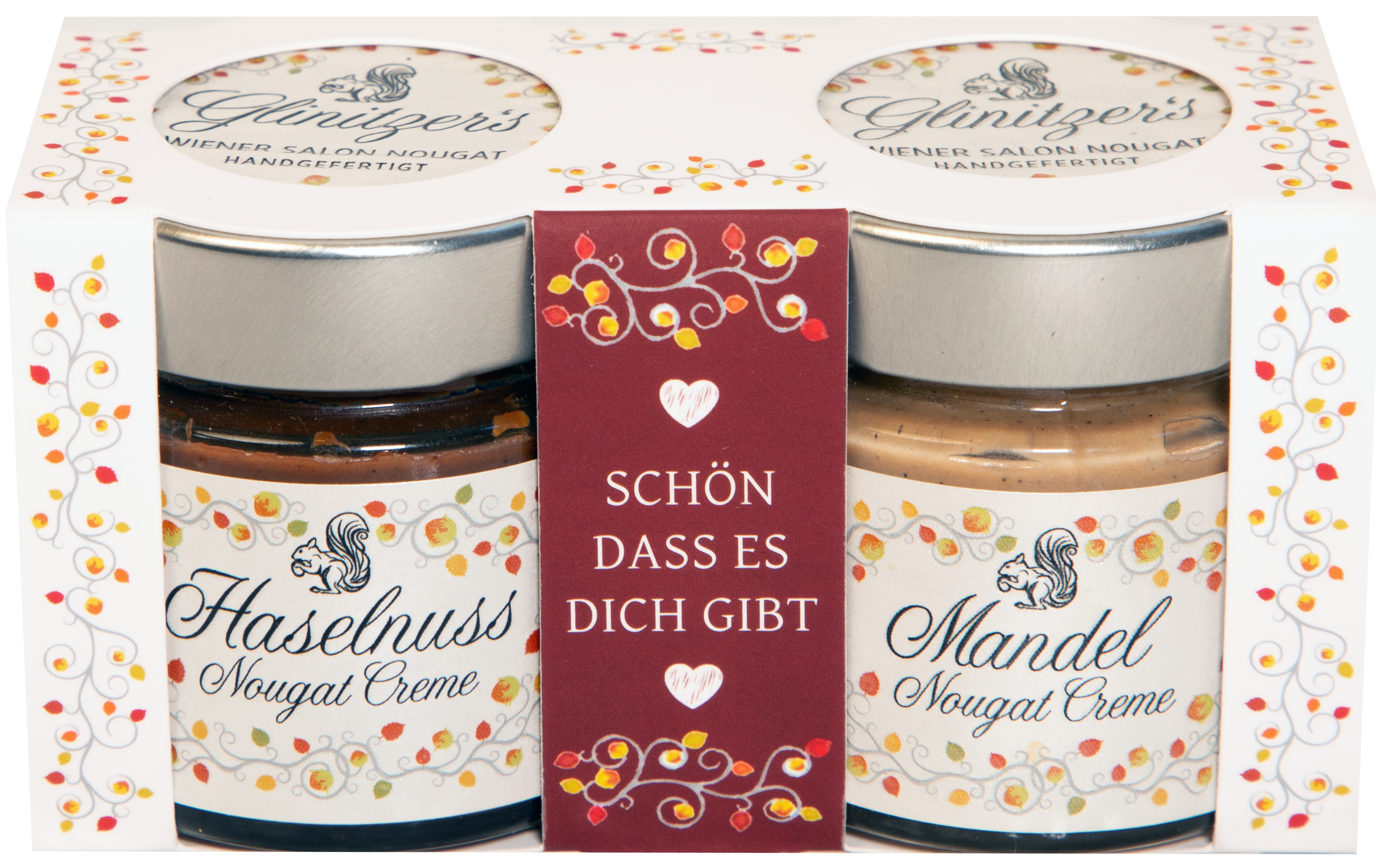 Haselnuss & Mandel-Nougat-Creme, 2x100g