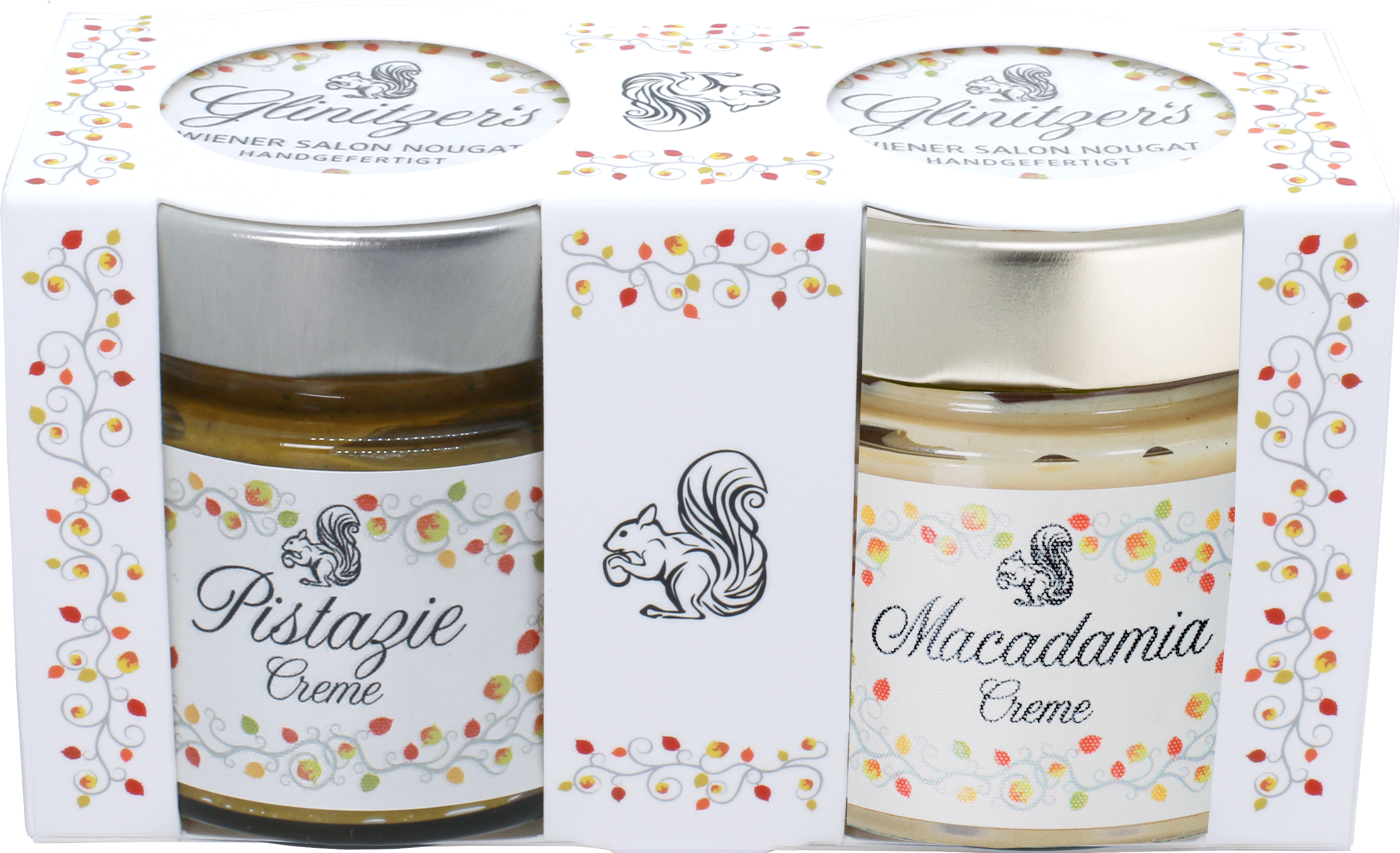 Pistazie & Macadamia-Creme, 2x100g