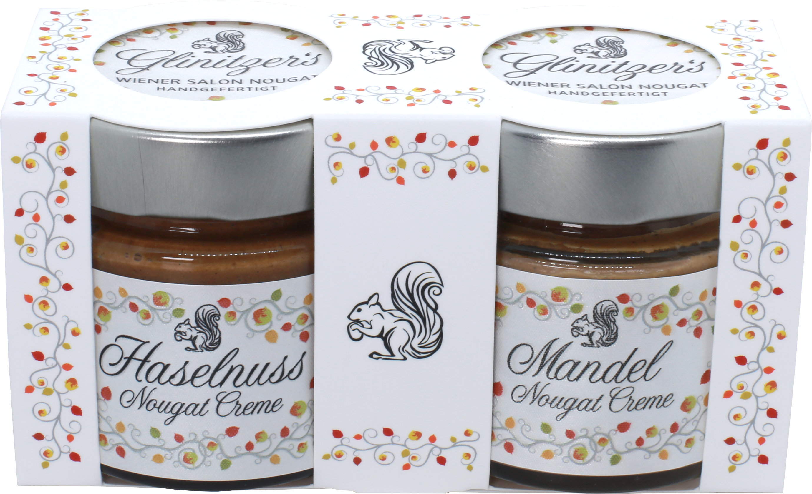 Haselnuss & Mandel-Nougat-Creme, 2x100g